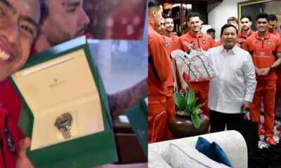 Timnas Indonesia dapat jam Rolex dari Presiden Prabowo Subianto [tvrinews]