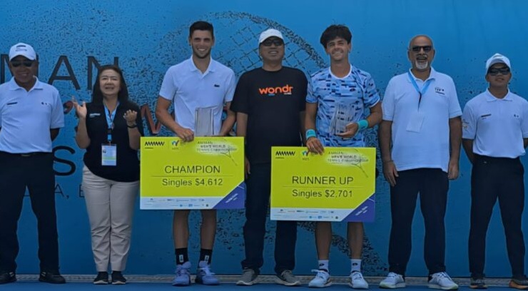 Petenis Prancis Arthur Gea raih juara di Amman Men's World Tennis Championship seri ketiga M-25 [apakabar]