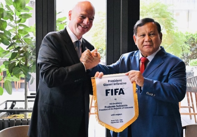 Presiden Prabowo Subianto temui Presiden FIFA di AS [bermudamall]