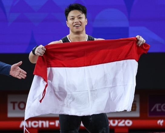Rahmat Erwin Abdullah berhasil meraih emas di ajang Asian Games 2026 [Kemenpora]