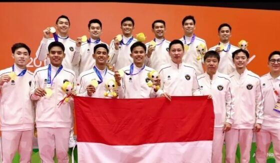 Tim bulutangkis putra Indonesia raih medali emas Di Asian Games 2026 [jawapos]