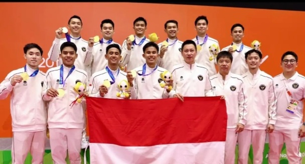 Tim bulutangkis putra Indonesia raih medali emas Di Asian Games 2026 [jawapos]